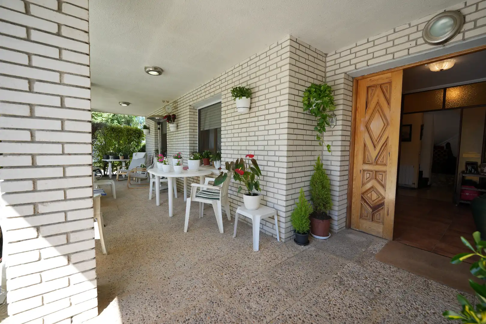 Terrassa de Casa o xalet en venda en Villanubla amb Aire condicionat, Calefacció i Jardí privat