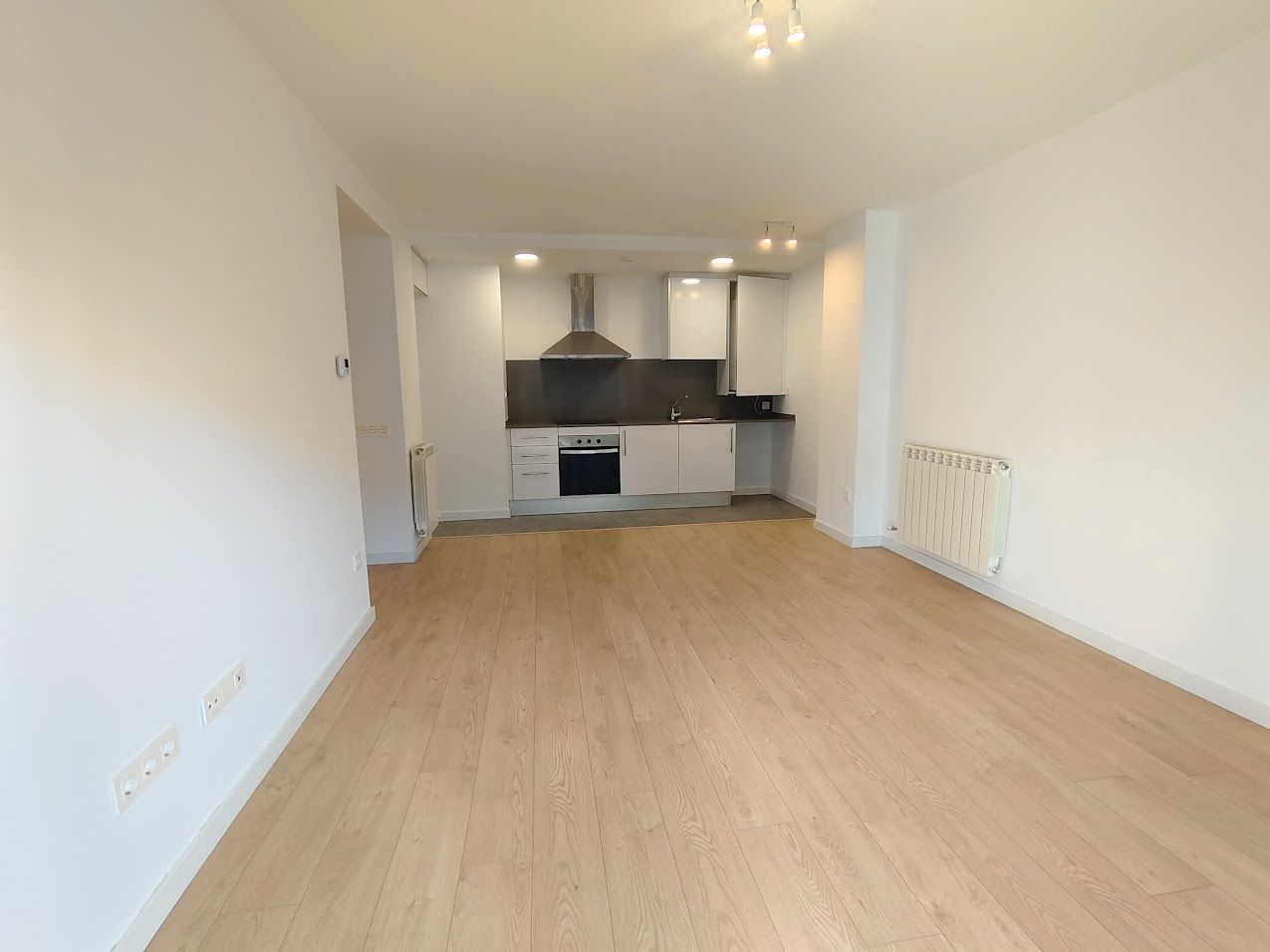 Cuina de Pis de lloguer en Salt amb Calefacció, Parquet i Forn