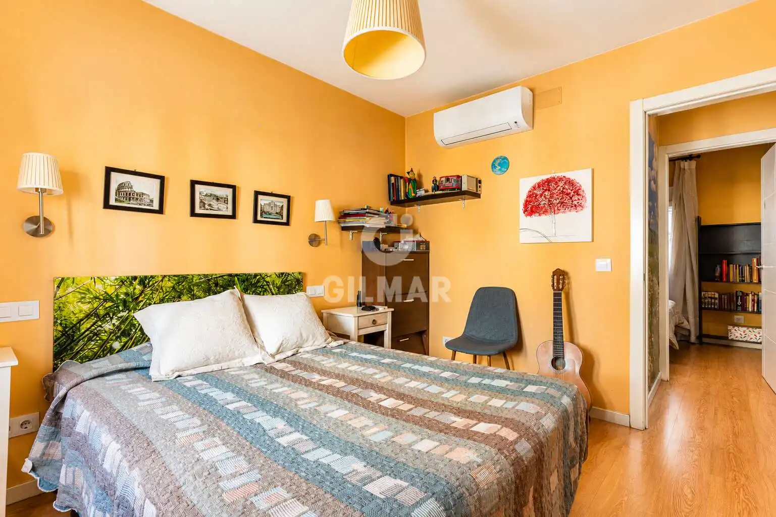Bedroom of Flat for sale in Madrid  with Heating and Private garden