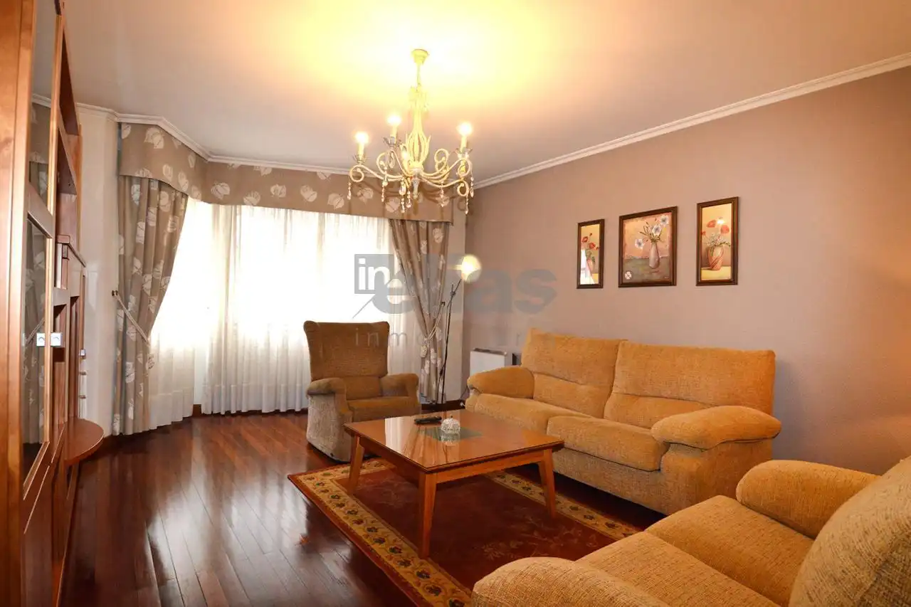 Living room of Flat for sale in Zas  with Heating, Parquet flooring and Storage room