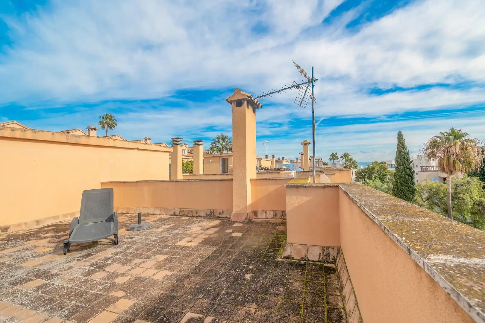 Terraza de Casa adosada en venta en  Palma de Mallorca con Aire acondicionado, Calefacción y Jardín privado