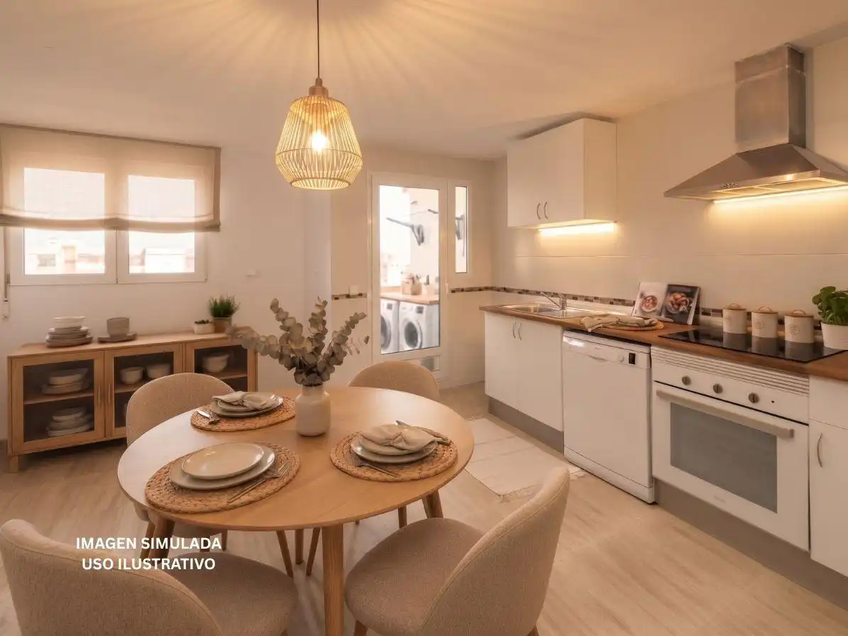 Cocina de Piso en venta en Alicante / Alacant con Terraza