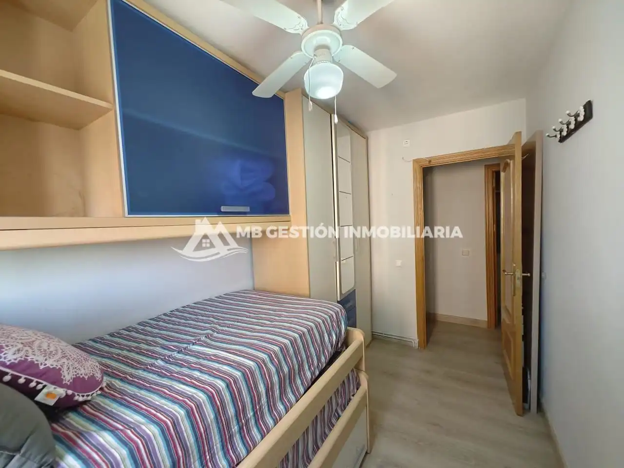 Schlafzimmer von Wohnung zur untervermieten in Fuenlabrada mit Klimaanlage, Heizung und Möbliert