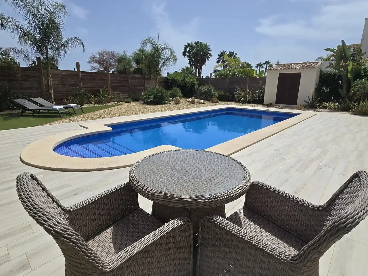 Piscina de Casa o xalet en venda en Cuevas del Almanzora amb Aire condicionat, Terrassa i Piscina