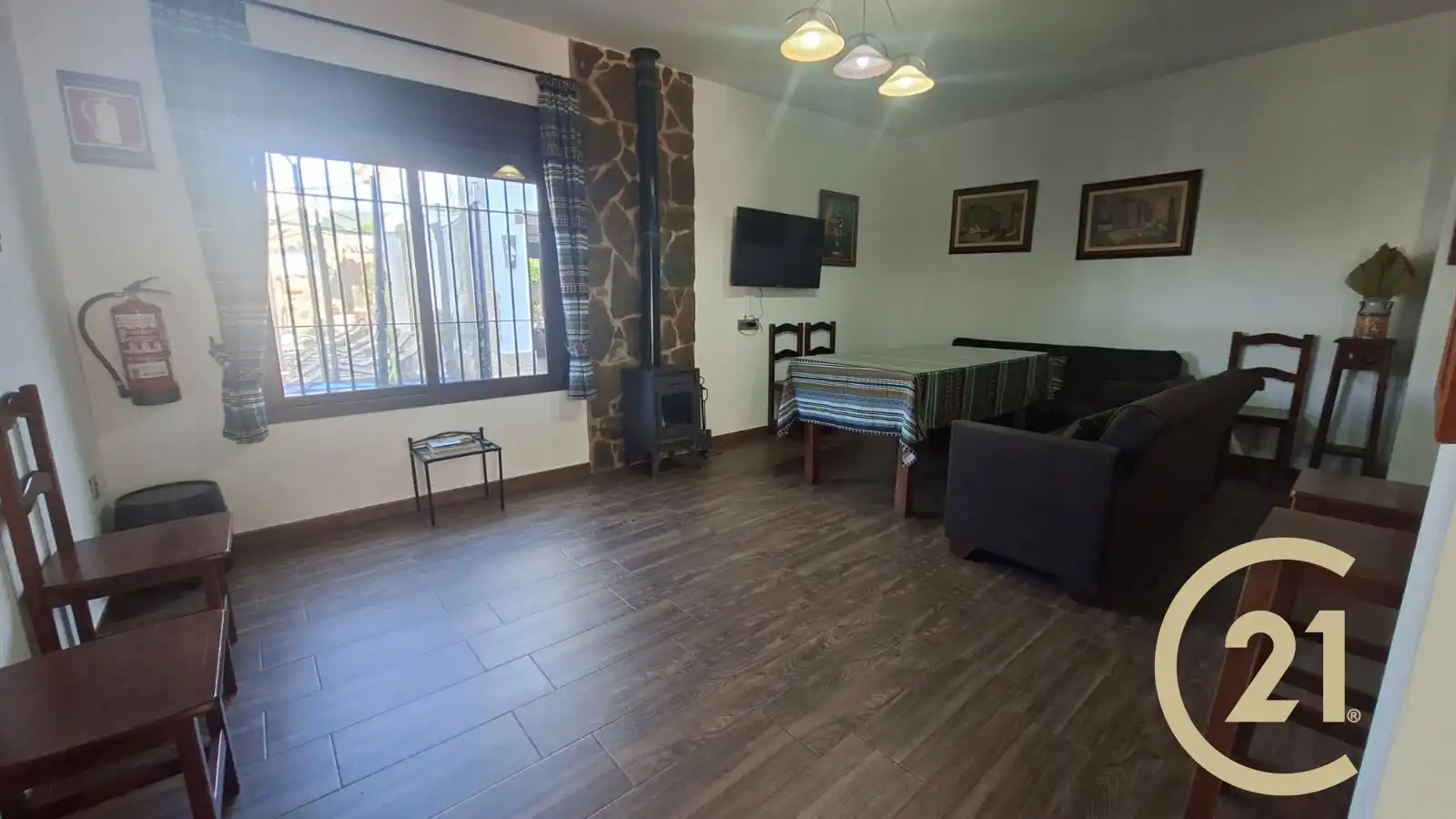 Sala de estar de Casa o chalet en venta en Arriate con Aire acondicionado, Jardín privado y Terraza