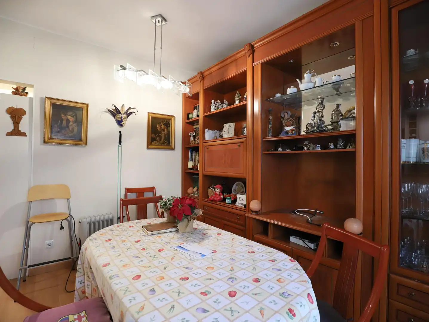 Dining room of Houses for sale in Esplugues de Llobregat  with Heating, Parquet flooring and Terrace