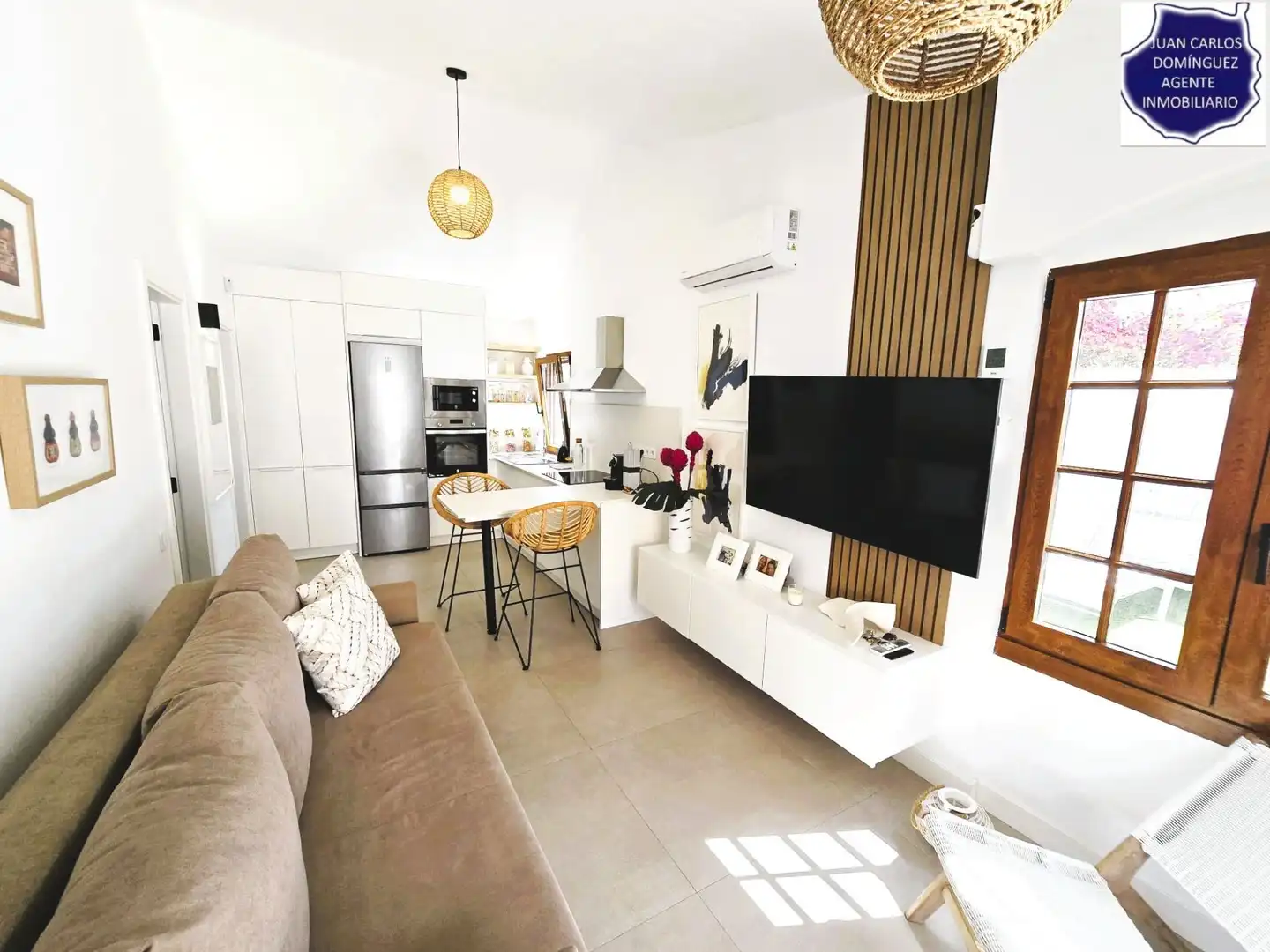 Sala de estar de Casa o chalet de alquiler en San Bartolomé de Tirajana con Aire acondicionado, Jardín privado y Terraza