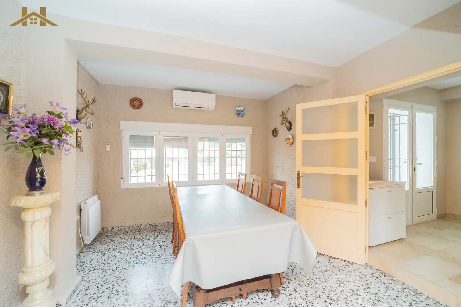 Comedor de Casa o chalet en venta en Aldea del Fresno con Aire acondicionado, Calefacción y Jardín privado