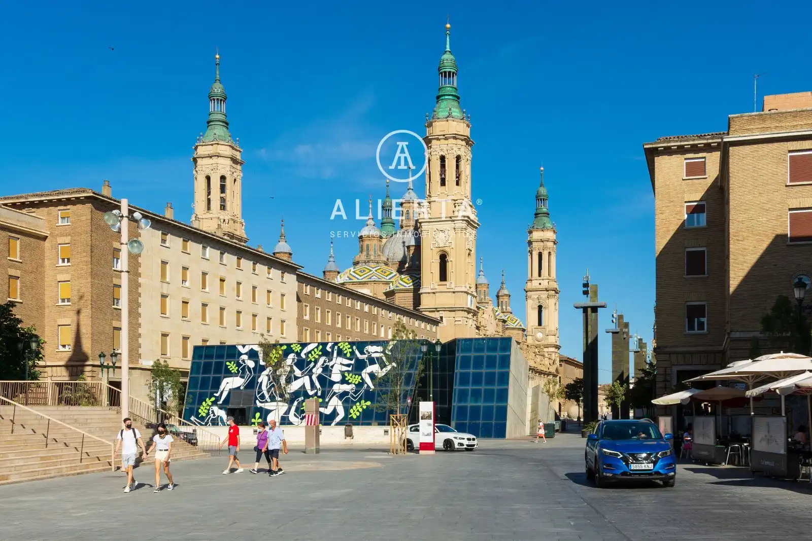 Exterior view of Flat for sale in Zaragoza  with Air Conditioner, Heating and Terrace