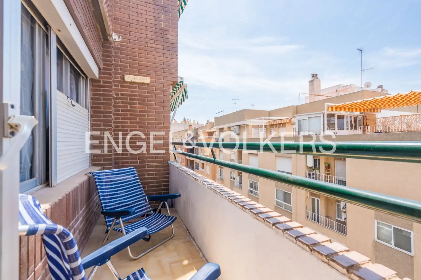 Balcony of Flat for rent in Sagunto / Sagunt  with Air Conditioner, Heating and Parquet flooring