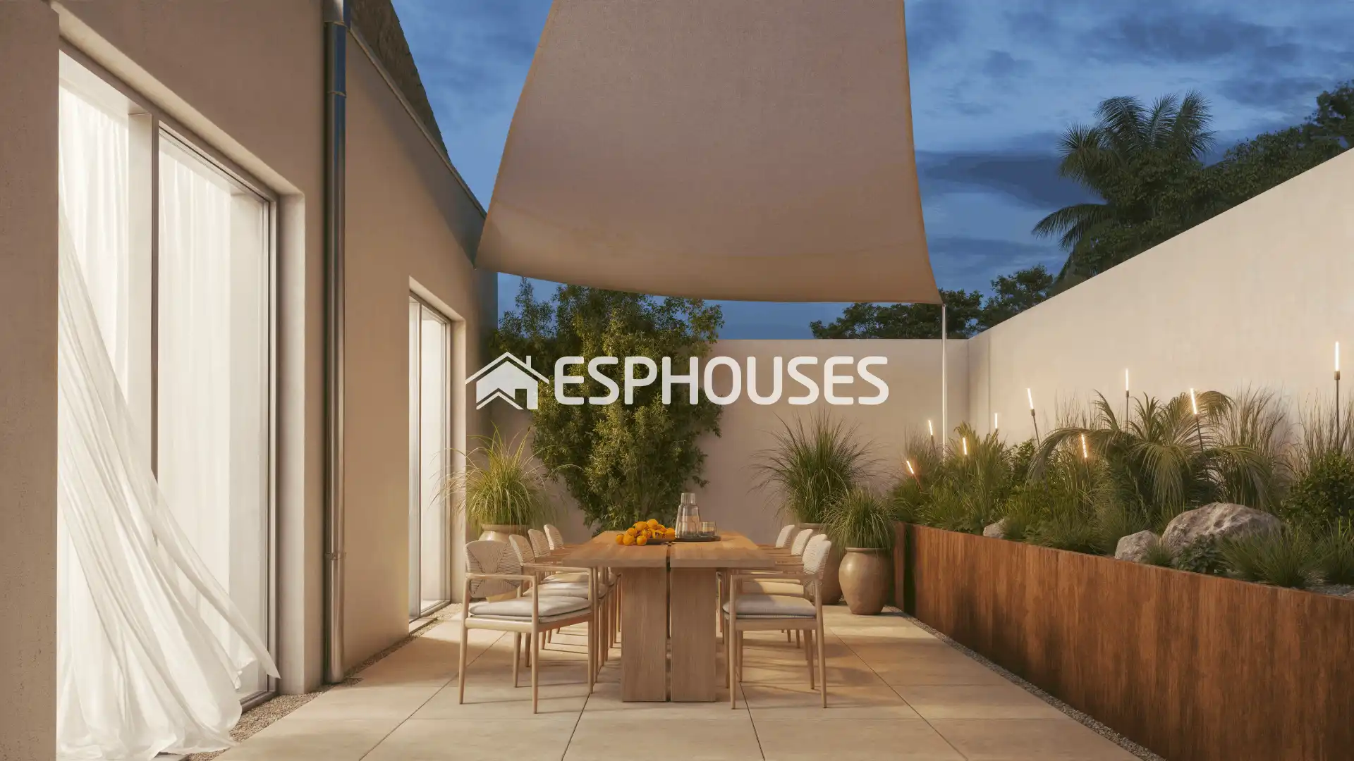 Terrace of Houses for sale in La Nucia  with Air Conditioner, Swimming Pool and Home automation