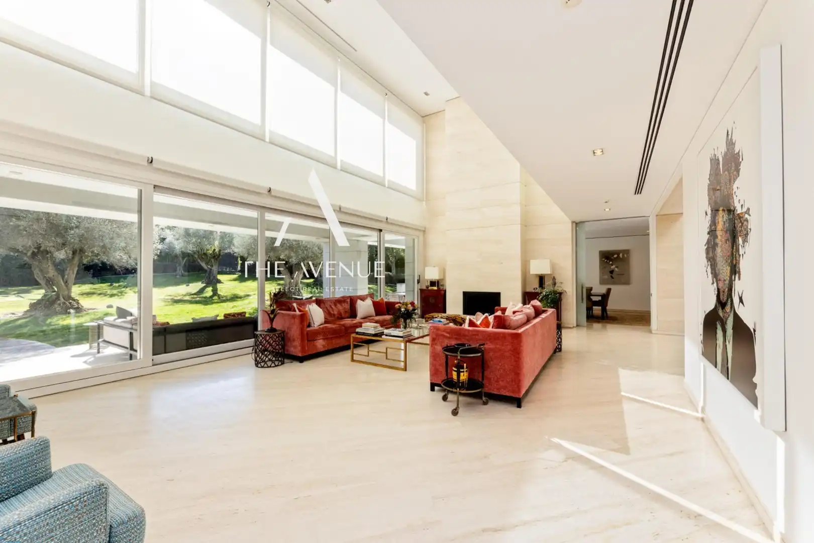 Sala d'estar de Casa o xalet en venda en Pozuelo de Alarcón amb Aire condicionat, Calefacció i Jardí privat