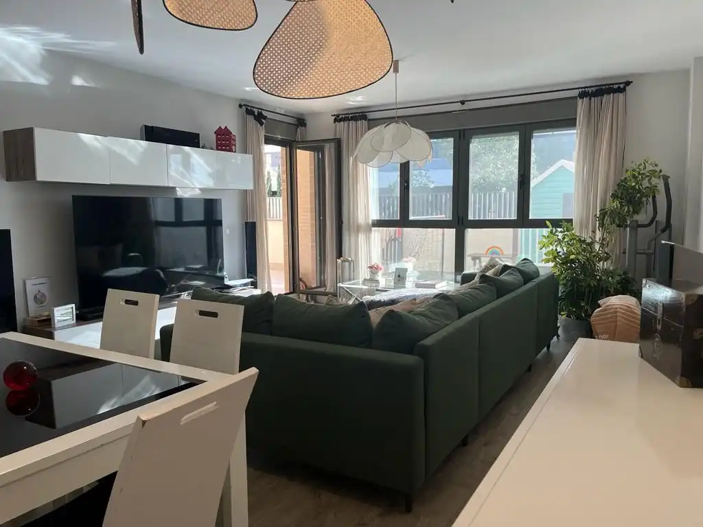 Wohnzimmer von Wohnung zum Verkauf in Torremolinos mit Klimaanlage, Terrasse und Abstellraum