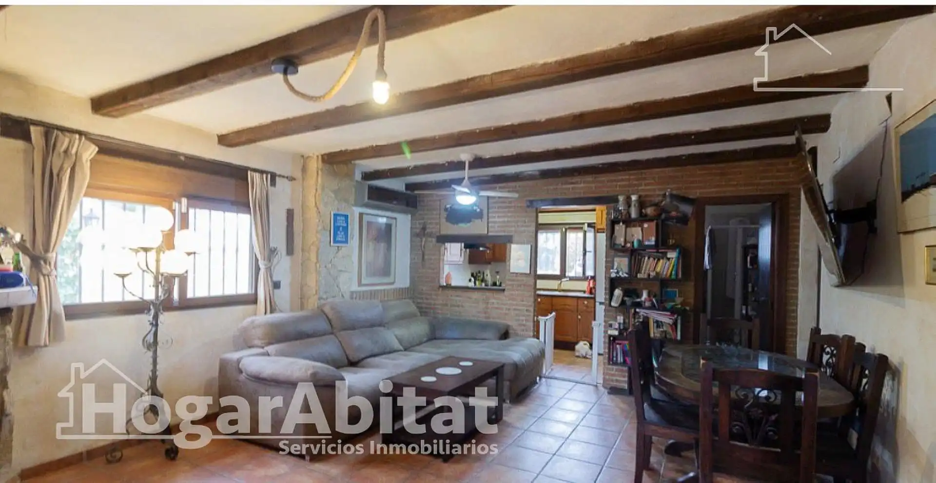 Living room of Houses for sale in Náquera  with Air Conditioner, Private garden and Terrace