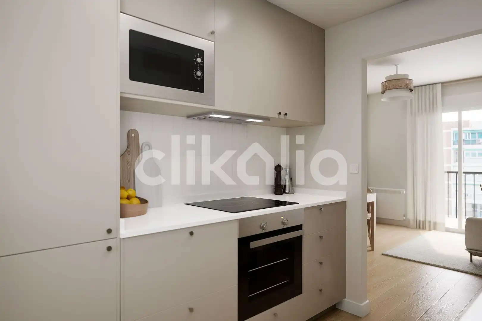 Kitchen of Flat for sale in Madrid  with Air Conditioner, Heating and Terrace