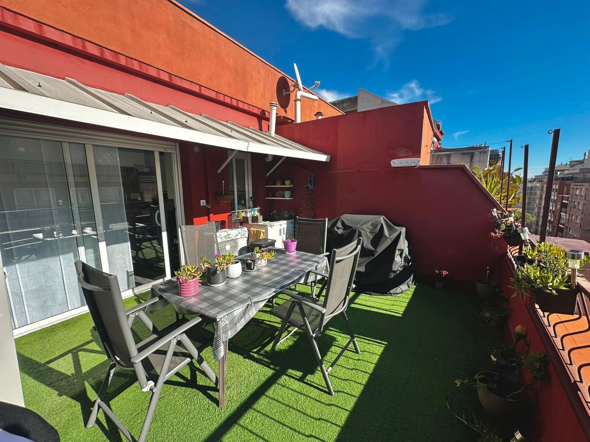 Terraza de Ático en venta en  Barcelona Capital con Aire acondicionado, Calefacción y Parquet