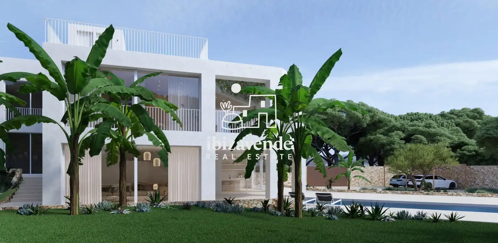 Jardí de Casa o xalet en venda en Santa Eulària des Riu amb Aire condicionat, Calefacció i Terrassa