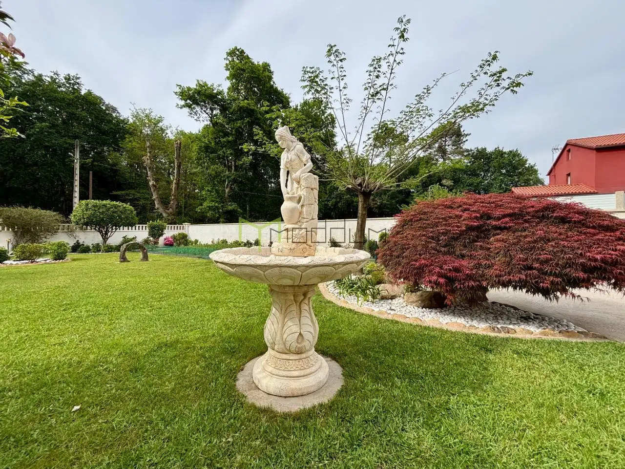 Jardín de Casa o chalet en venta en Ames con Calefacción, Jardín privado y Parquet