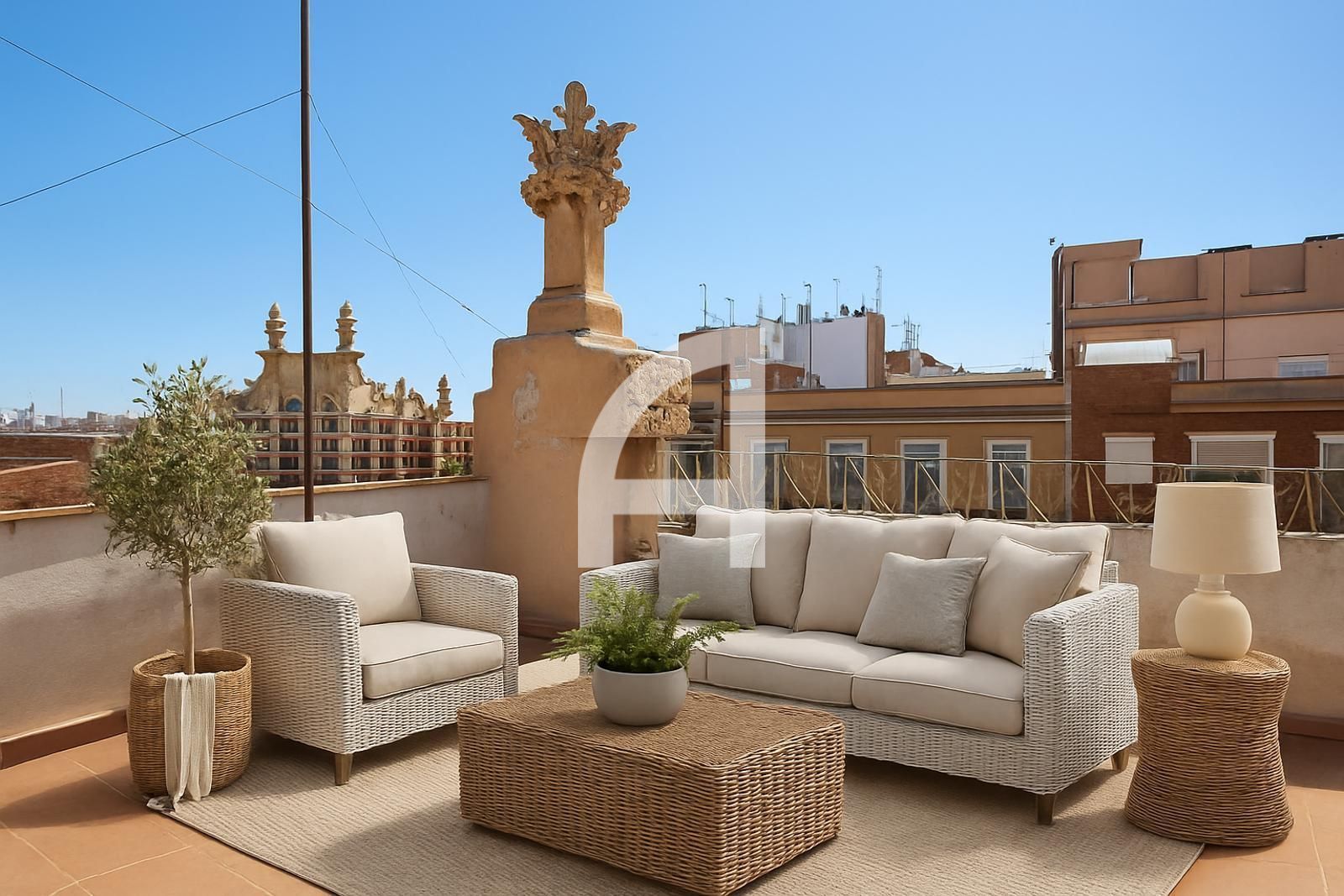 Terrace of Attic for sale in  Barcelona Capital  with Heating, Parquet flooring and Terrace