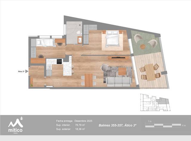 Ático en Venta en Carrer de Balmes, 355 en Sant Gervasi- Galvany