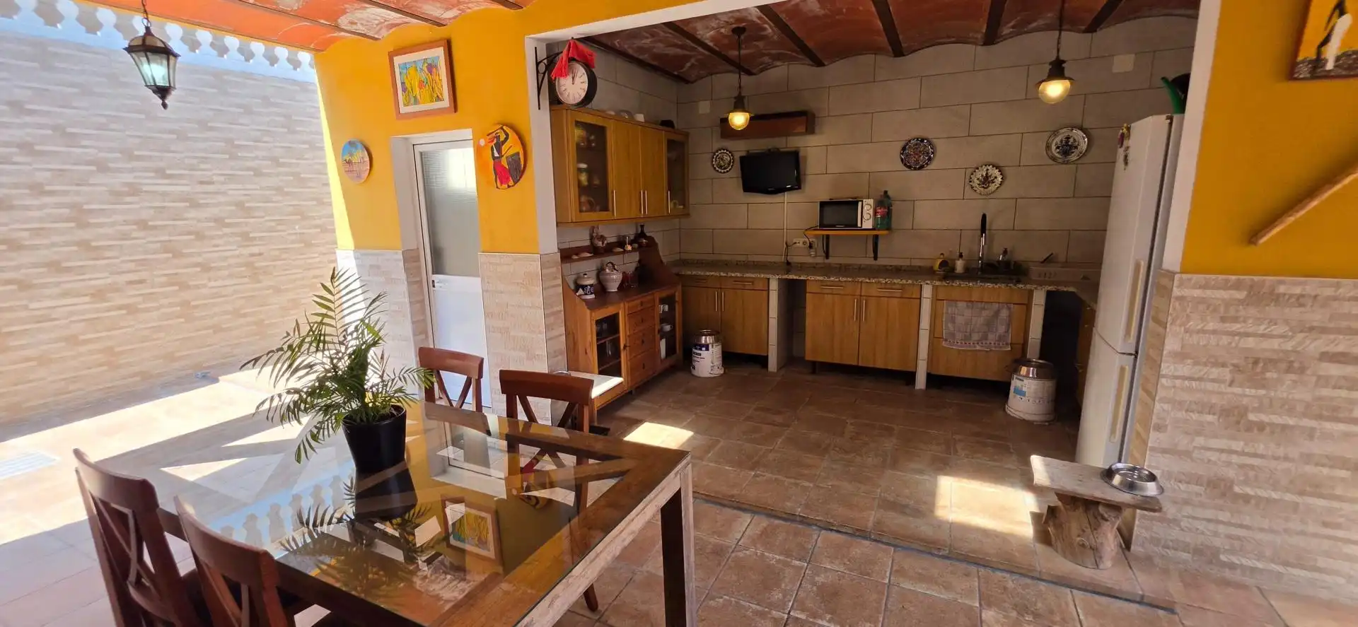 Cocina de Casa o chalet en venta en Fogars de la Selva con Aire acondicionado, Calefacción y Terraza
