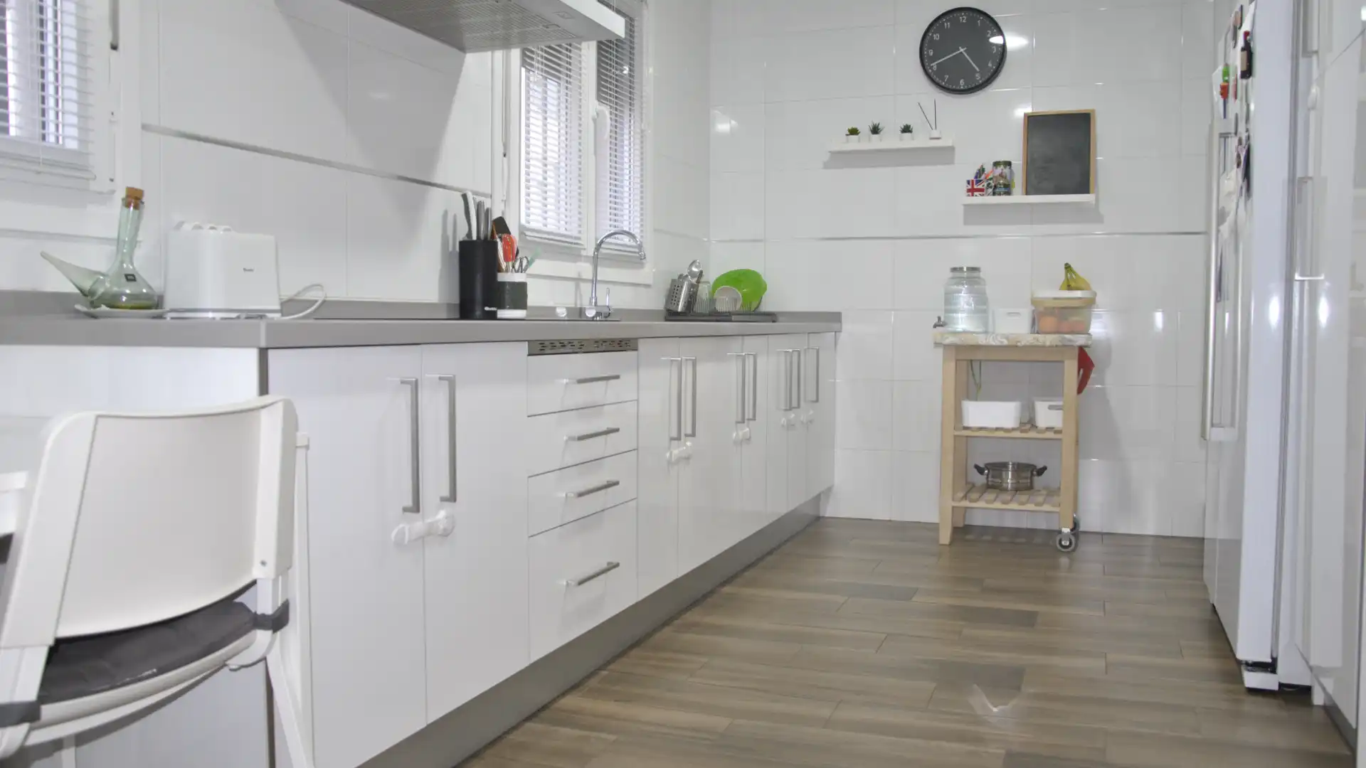 Kitchen of Single-family semi-detached for sale in Plasencia  with Air Conditioner, Heating and Parquet flooring