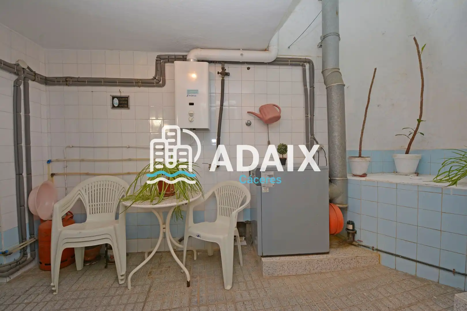Jardín de Casa adosada en venta en Aldea del Cano con Calefacción, Terraza y Trastero
