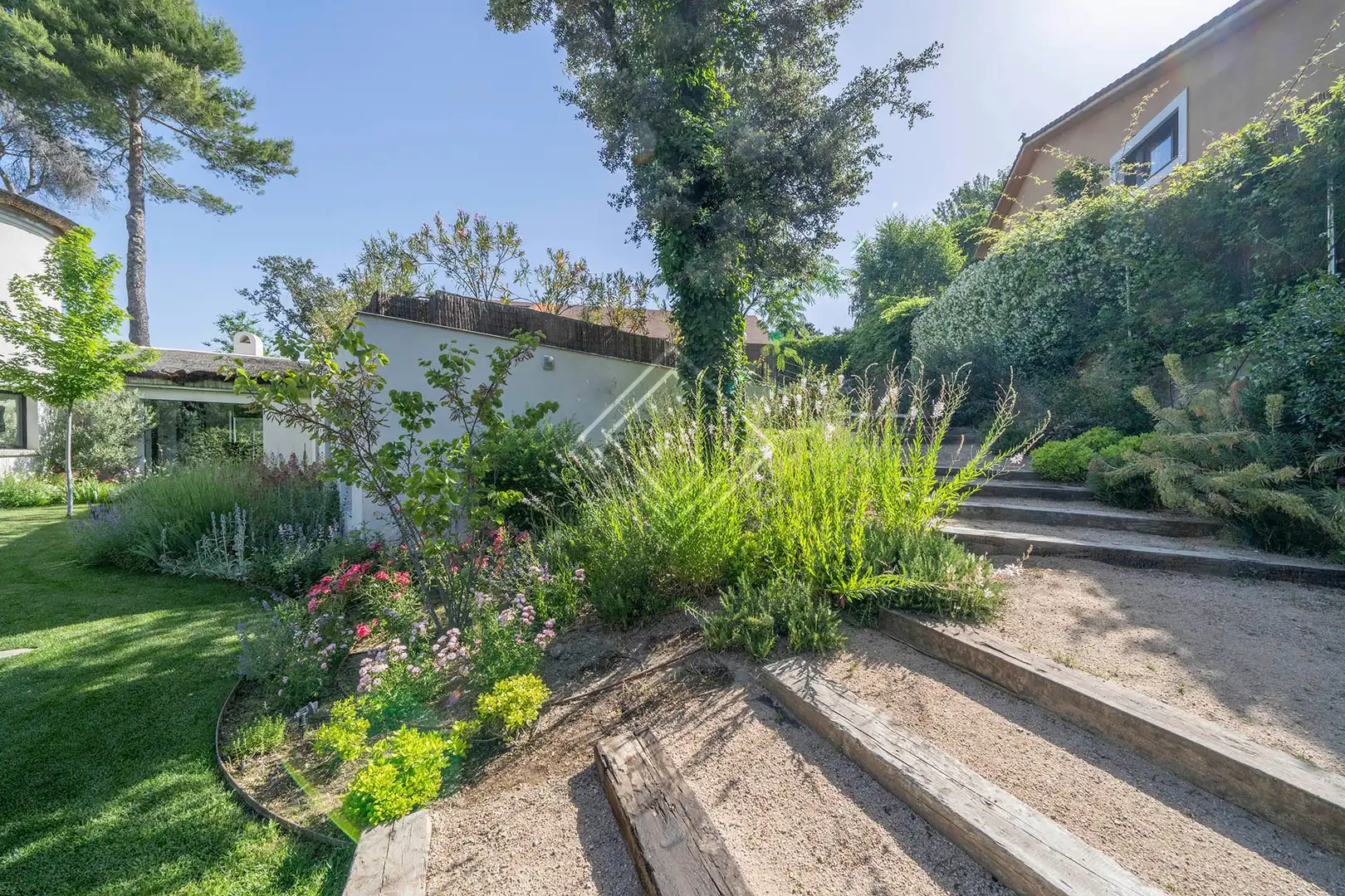 Jardín de Casa o chalet de alquiler en Madrid con Aire acondicionado, Jardín privado y Terraza