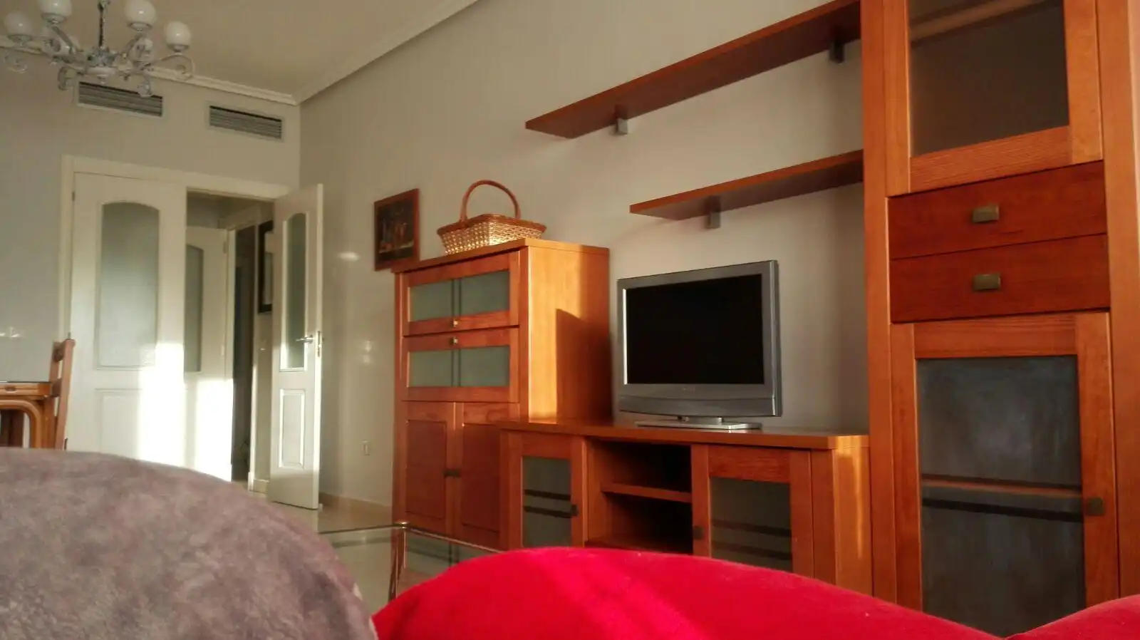Sala de estar de Piso de alquiler en Roquetas de Mar con Aire acondicionado, Calefacción y Terraza