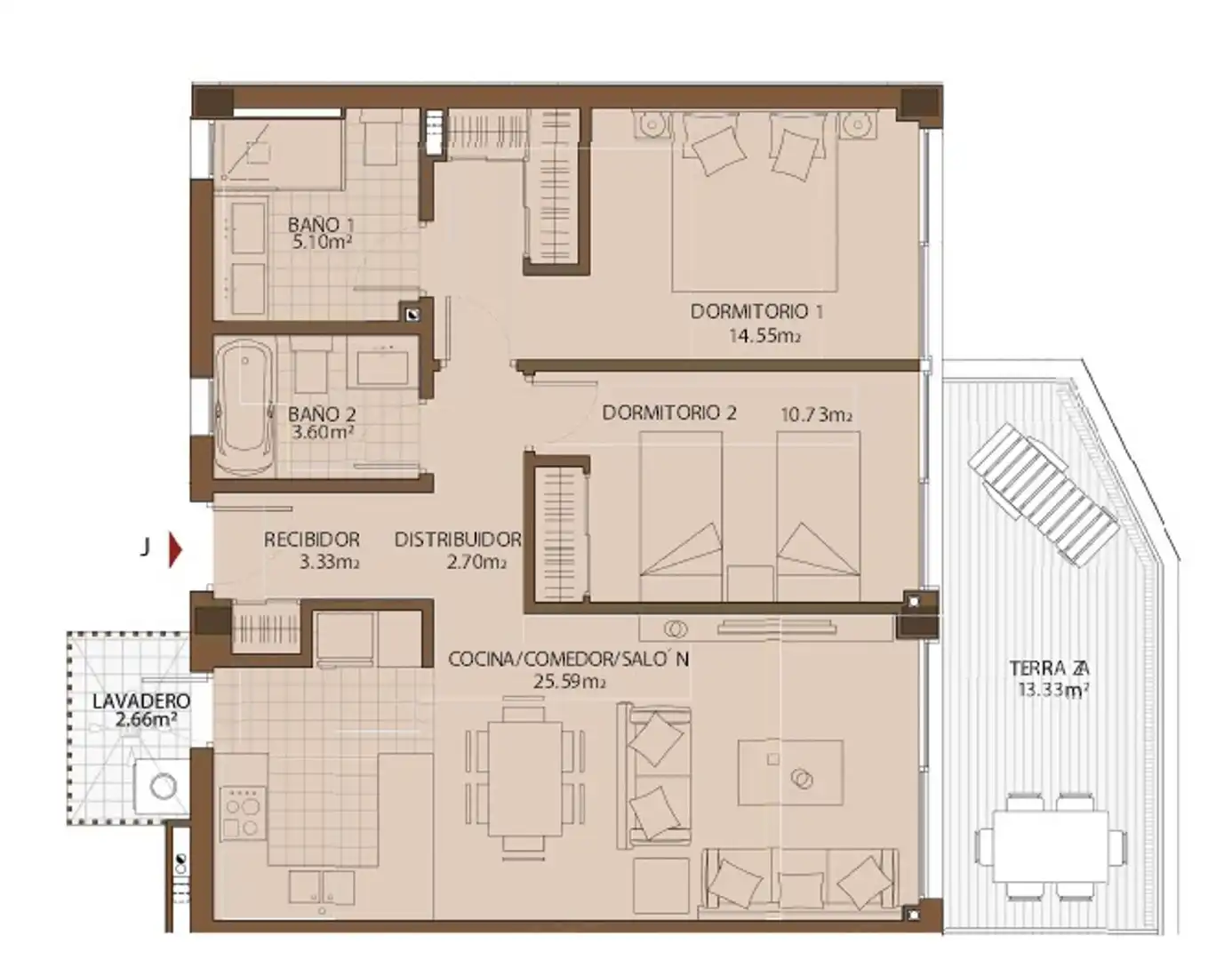 Apartament amb ascensor en venda a Torreblanca del Sol, imagen 3