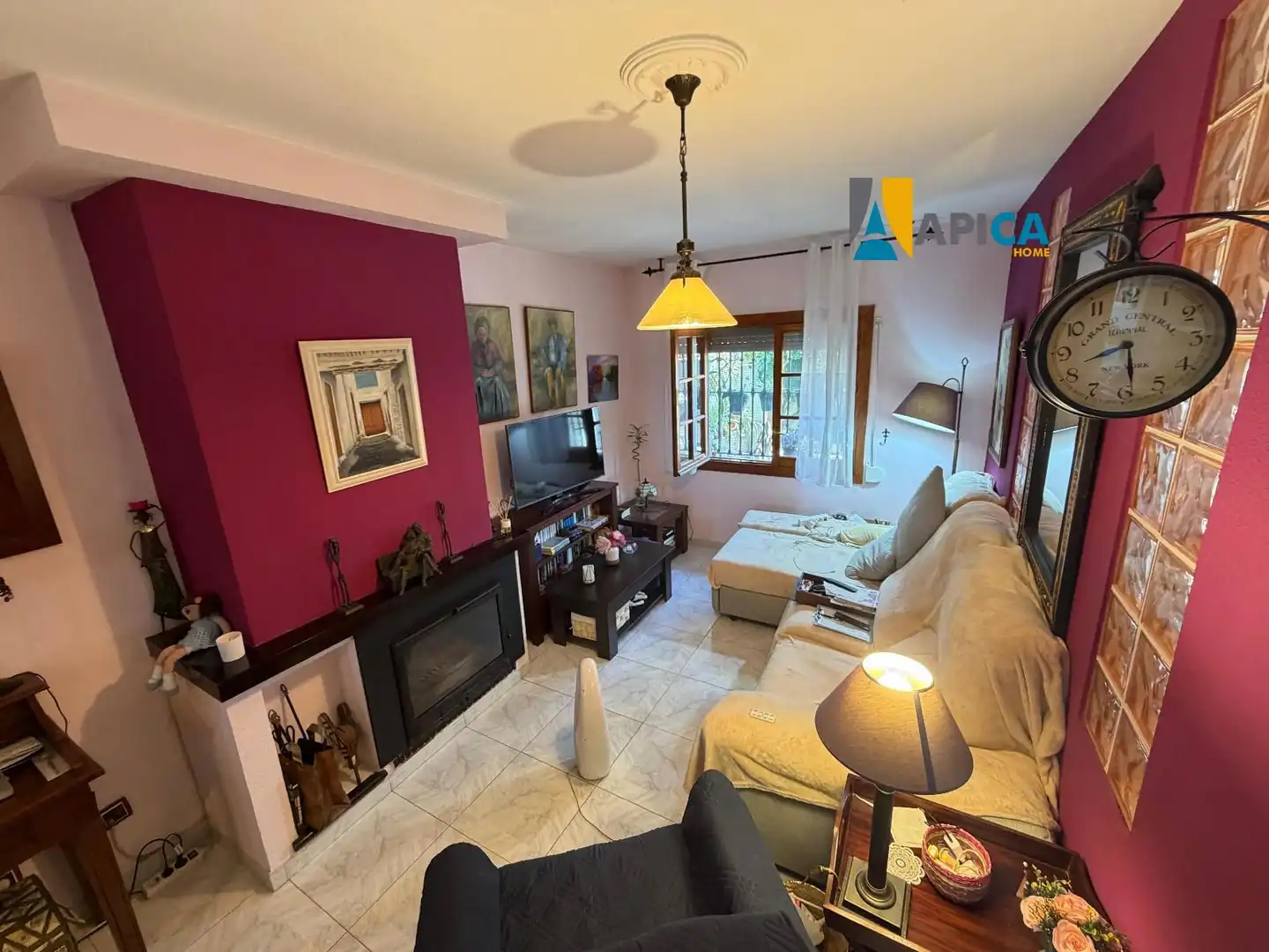 Wohnzimmer von Einfamilien-Reihenhaus zum Verkauf in Algeciras mit Terrasse