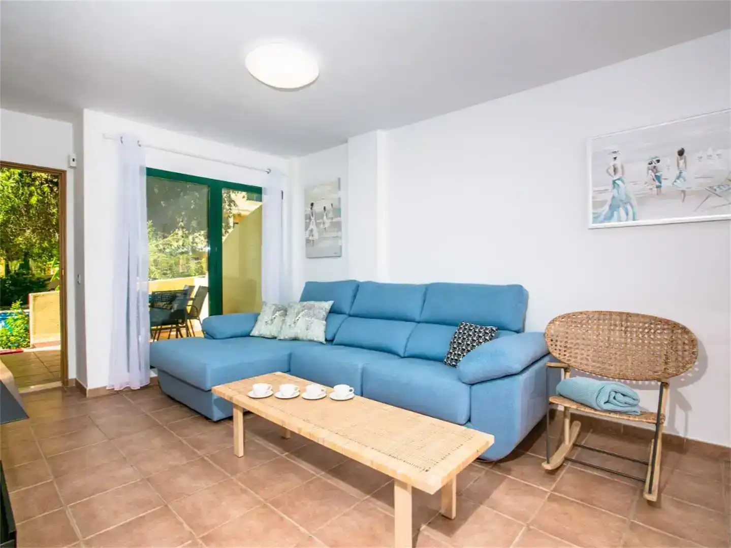 Sala d'estar de Casa adosada en venda en Jávea / Xàbia amb Aire condicionat