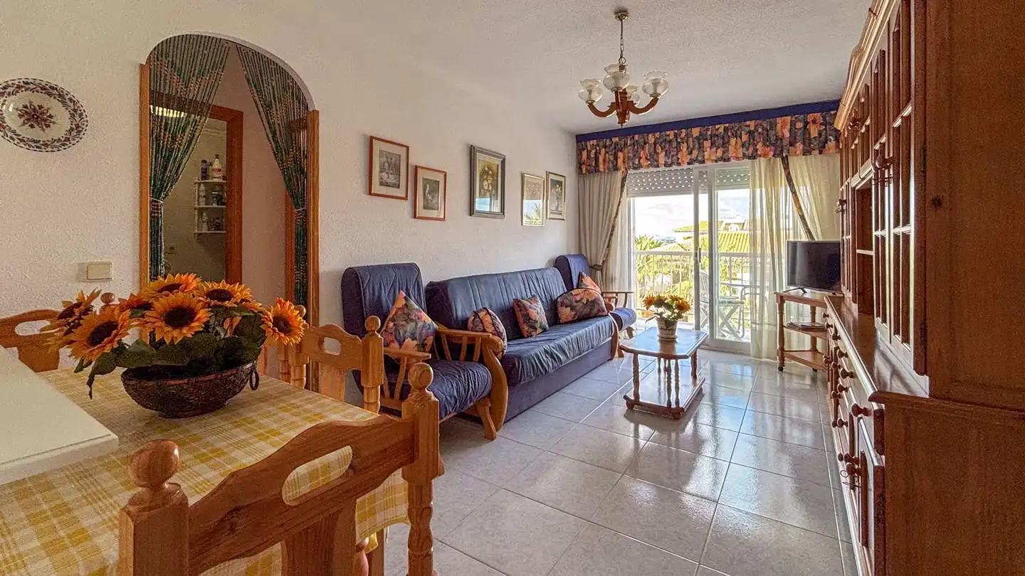 Sala de estar de Apartamento en venta en Santa Pola con Aire acondicionado, Terraza y Piscina
