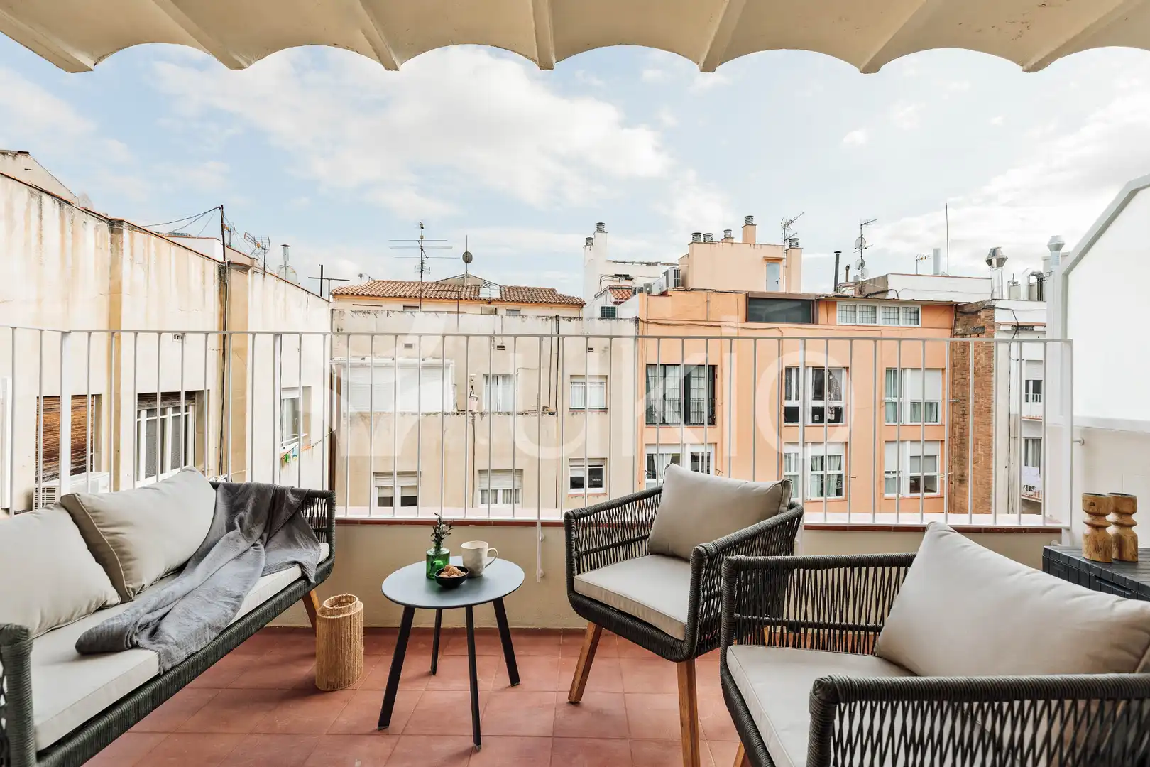 Terrace of Apartments for rent in Barcelona  with Air Conditioner, Heating and Terrace