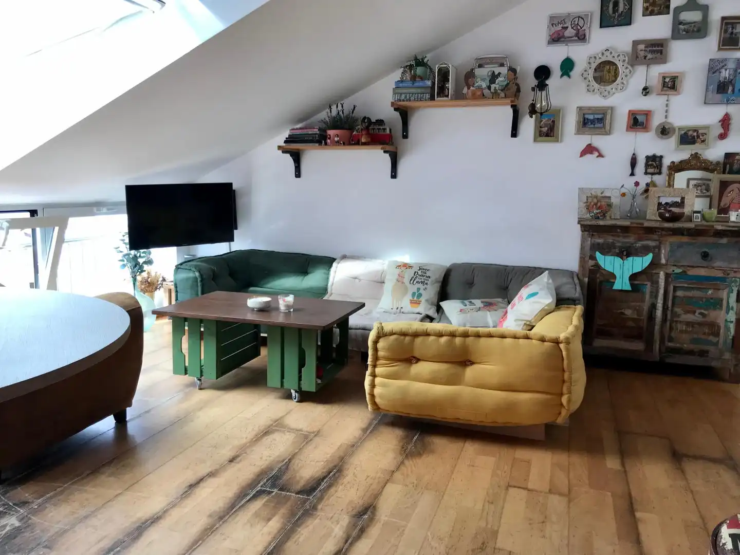 Living room of Attic for sale in Porto do Son  with Terrace and Furnished