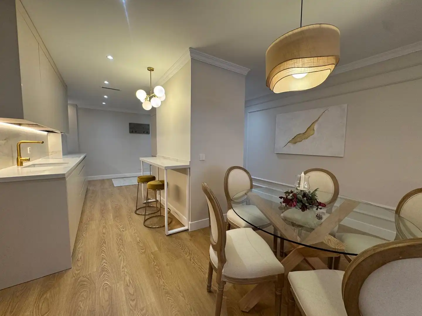 Esszimmer von Wohnung zur Miete in Madrid mit Klimaanlage, Heizung und Terrasse