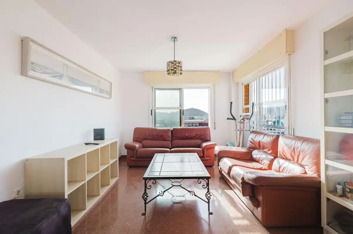 Sala de estar de Piso en venta en Málaga con Aire acondicionado, Calefacción y Piscina