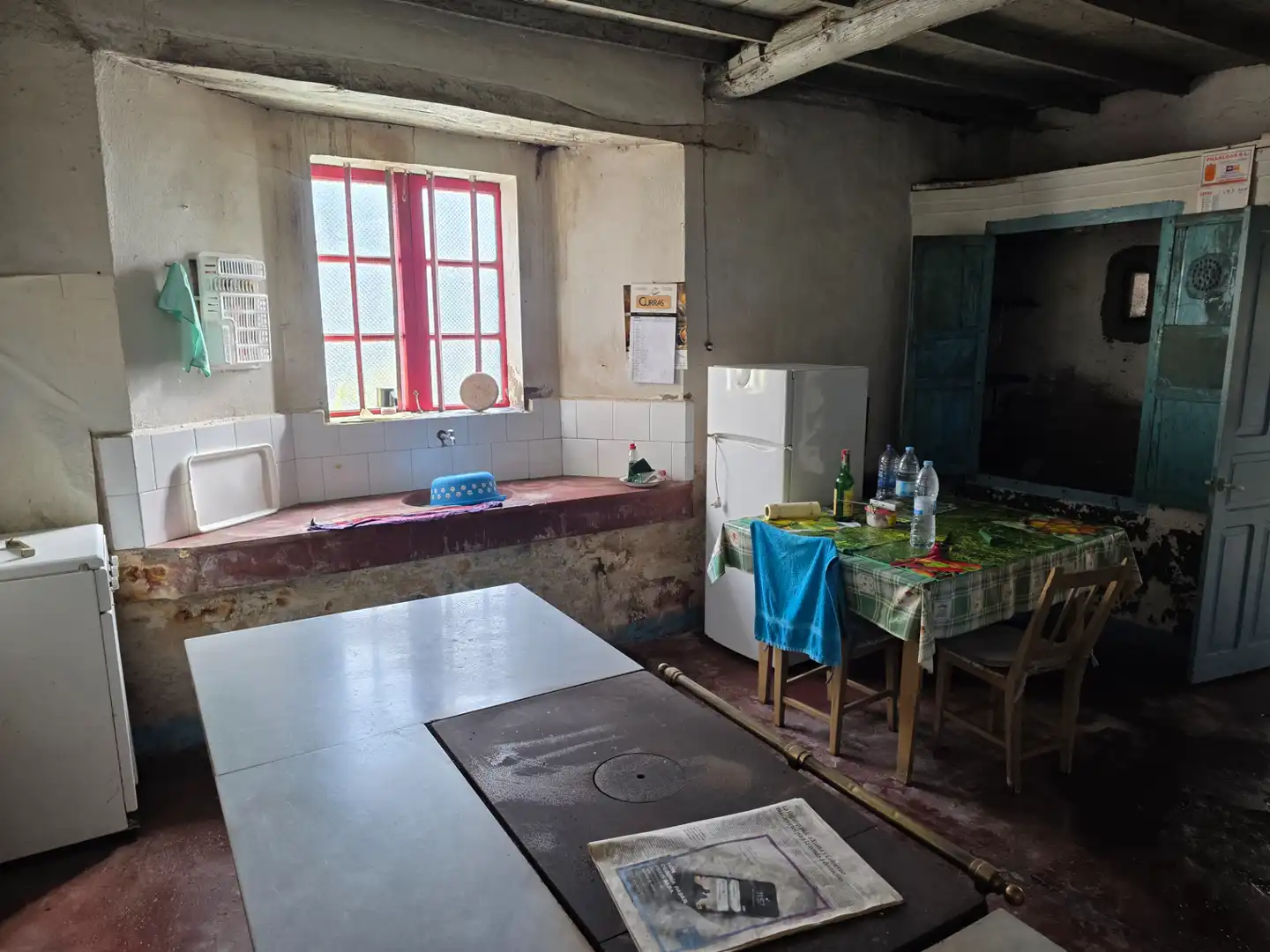 Cocina de Finca rústica en venta en Xermade con Jardín privado