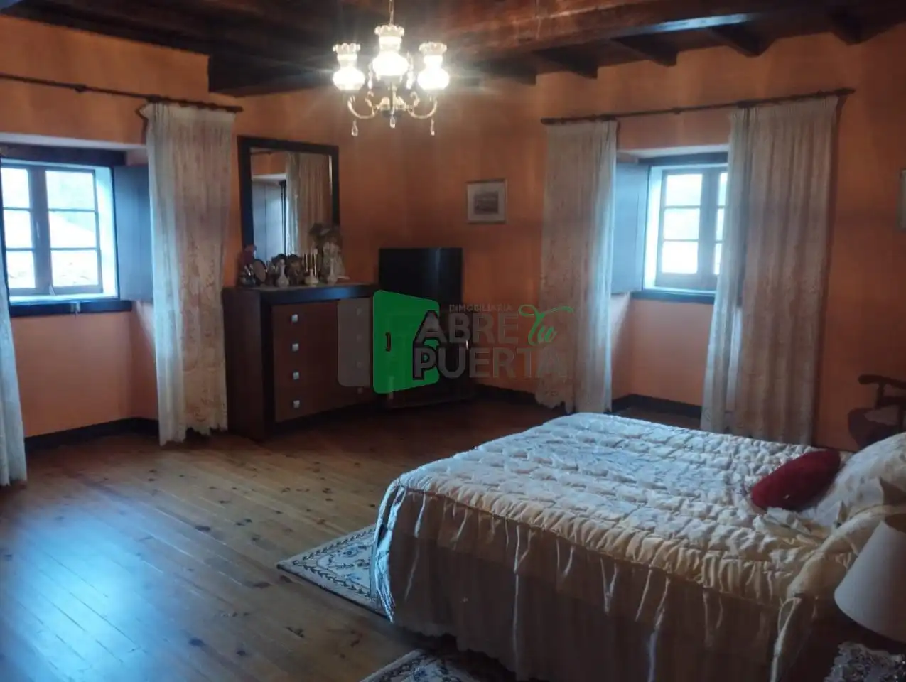 Habitación de Casa o chalet en venta en Punxín con Jardín privado, Amueblado y Balcón