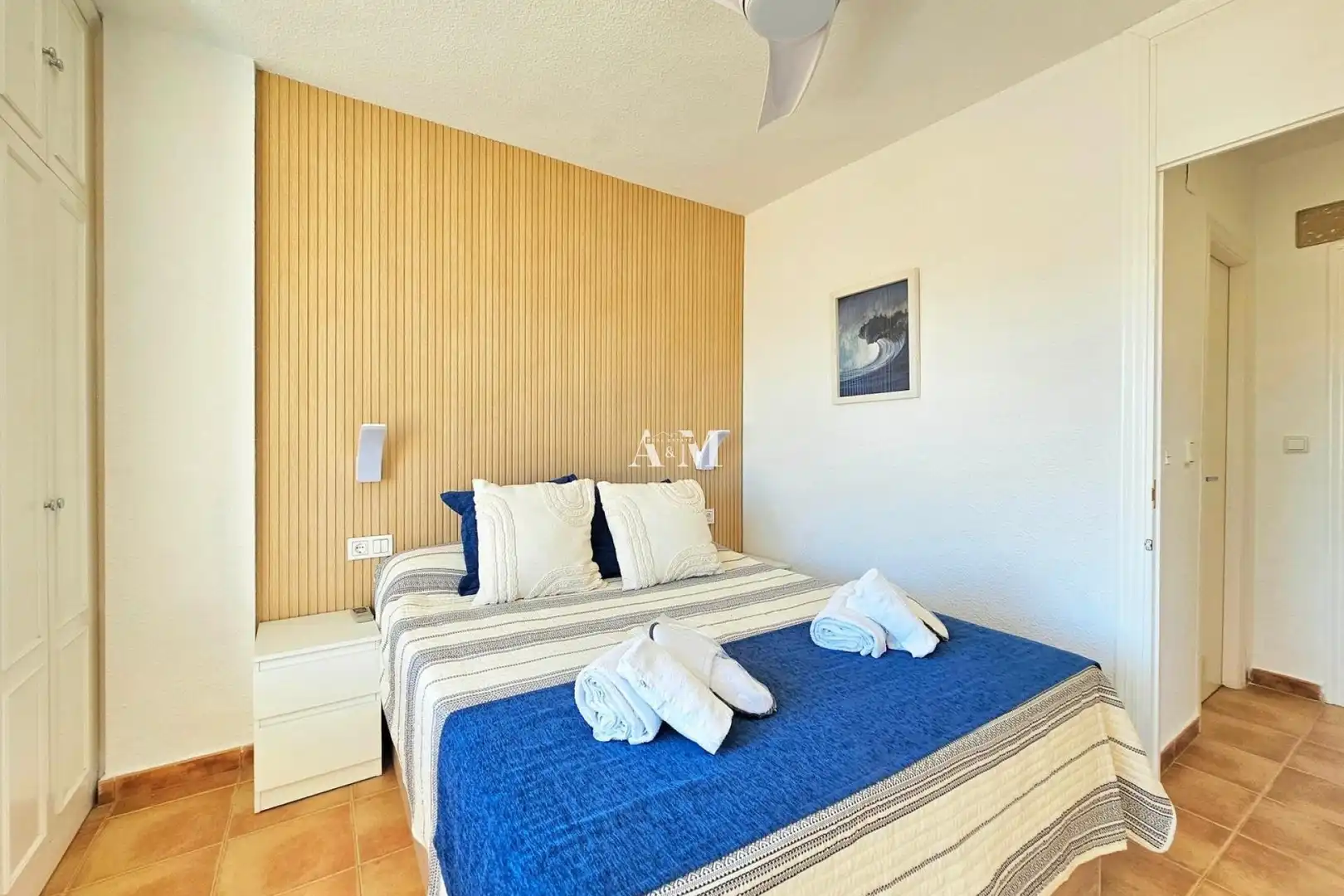 Bedroom of Detached homes for rent in La Manga del Mar Menor  with Air Conditioner, Heating and Terrace