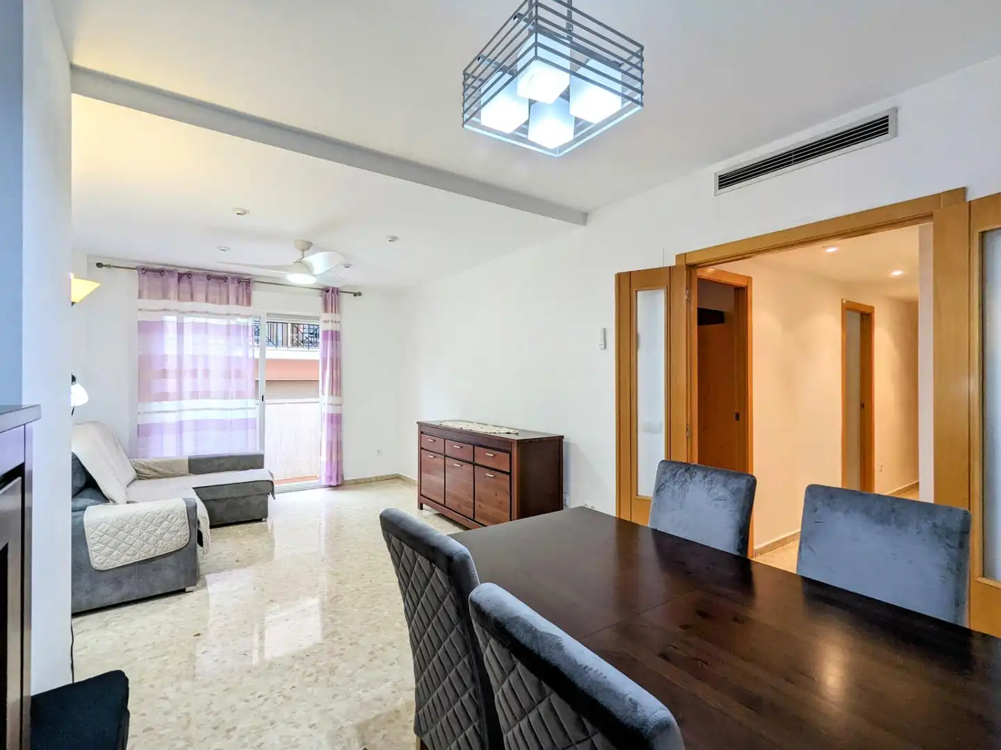 Comedor de Piso de alquiler en Rafelbuñol / Rafelbunyol con Aire acondicionado, Calefacción y Amueblado