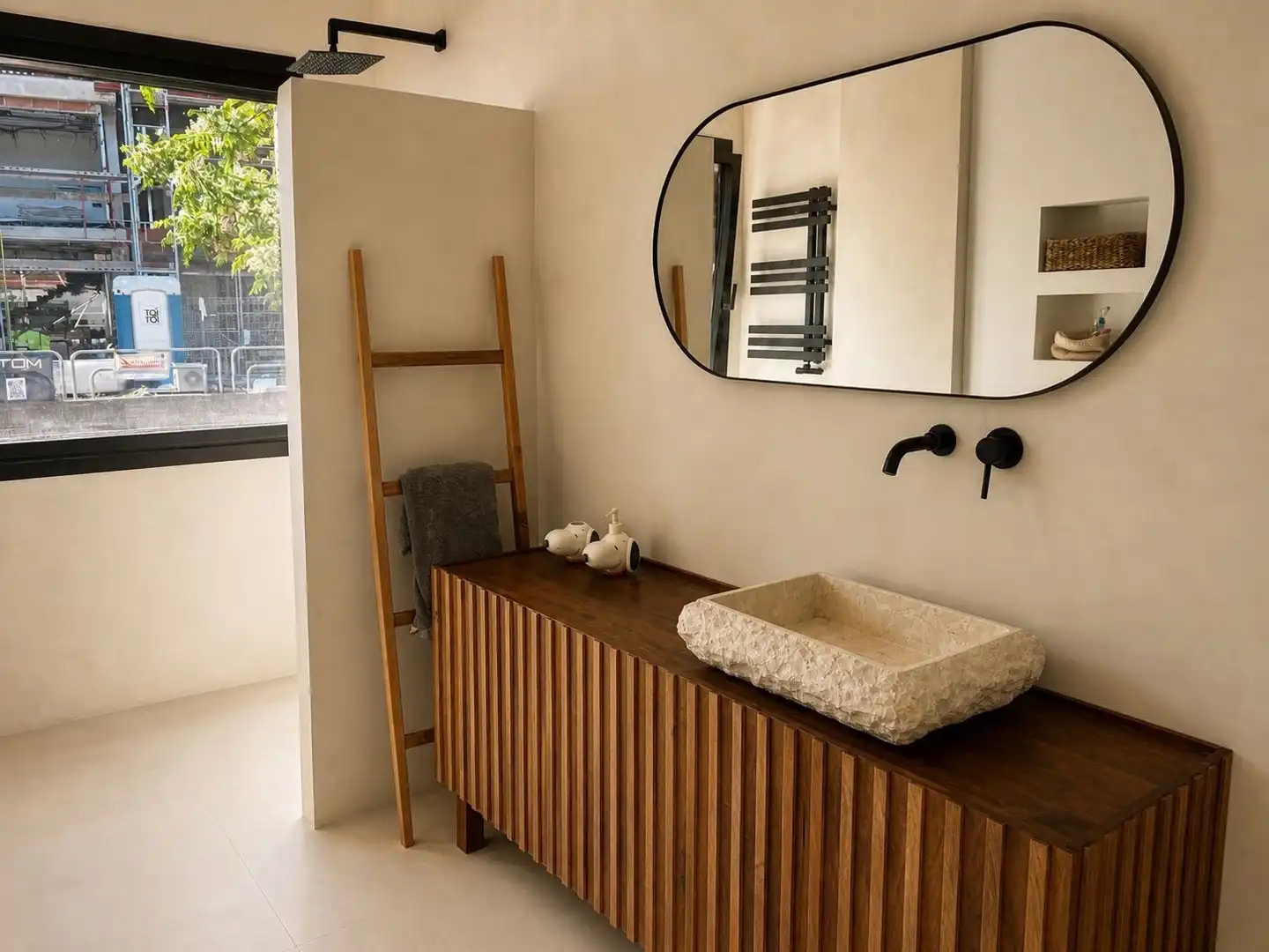 Badezimmer von Haus oder Chalet zur Miete in Sant Just Desvern mit Klimaanlage, Heizung und Terrasse