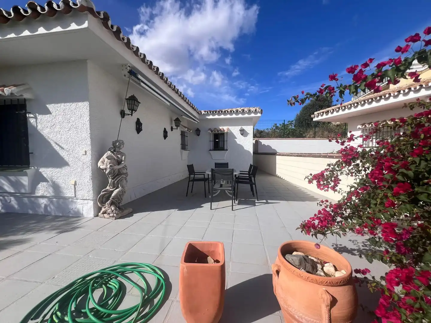 Terraza de Casa o chalet en venta en Mijas con Aire acondicionado, Jardín privado y Trastero