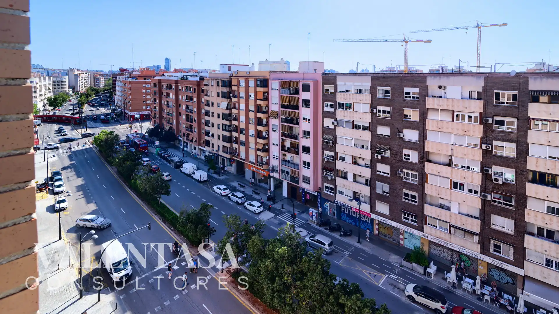 Exterior view of Flat for sale in Valencia  with Furnished and Community pool