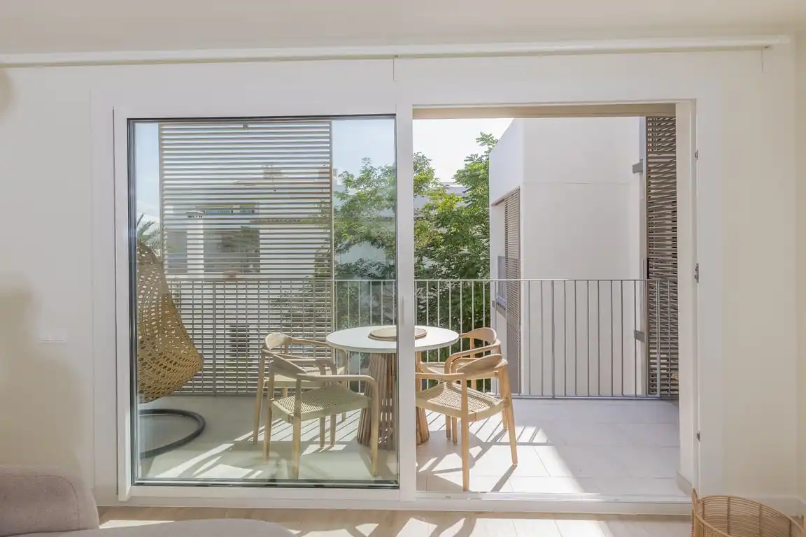 Balcony of Apartments for rent in Jávea / Xàbia  with Air Conditioner, Storage room and Sauna