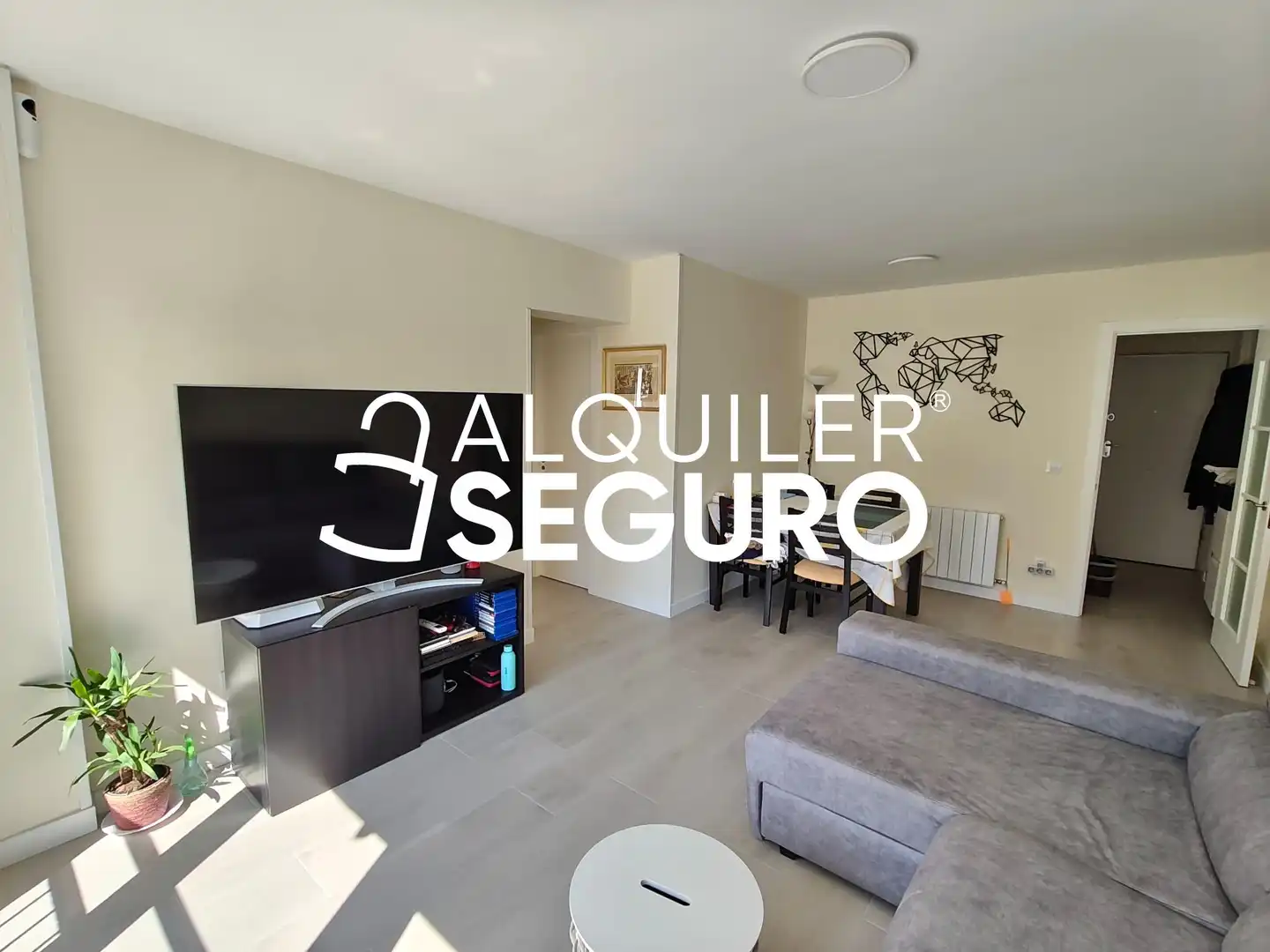 Wohnzimmer von Wohnung zur Miete in Madrid mit Klimaanlage und Heizung