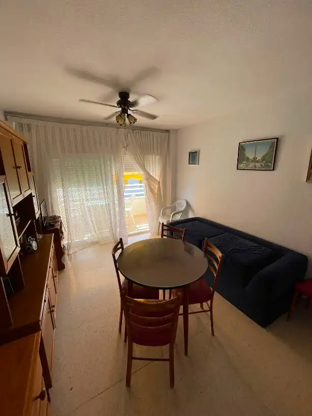 Living room of Apartments for sale in Vélez-Málaga  with Terrace, Furnished and Oven
