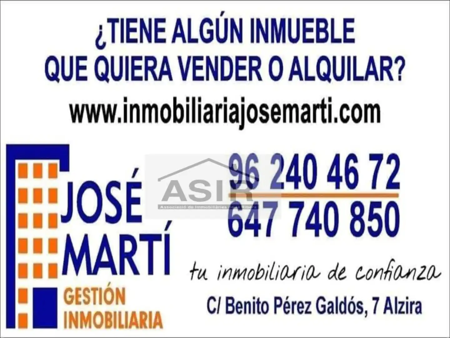 Vista exterior de Piso en venta en Alzira con Terraza y Trastero