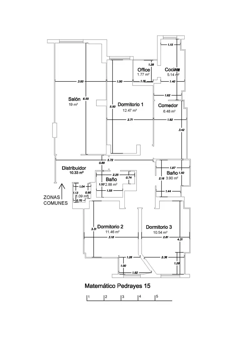 Wohnung zur Miete in Oviedo  mit Heizung und Parkett