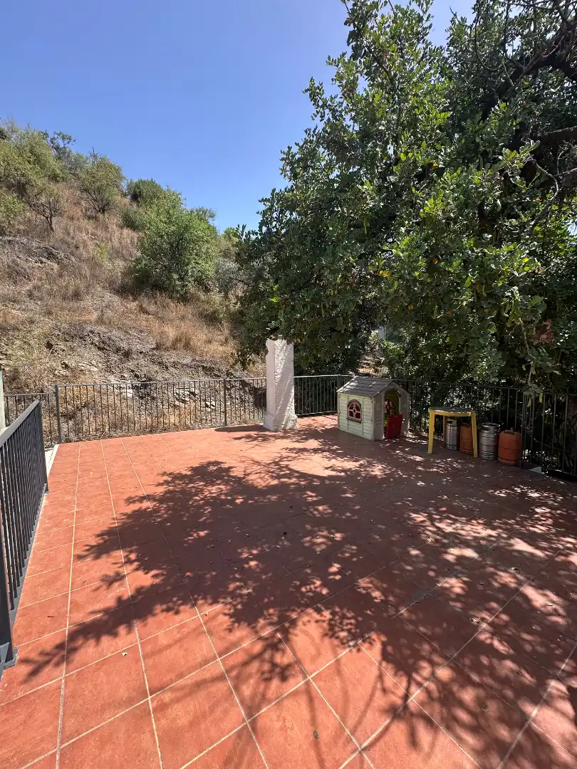 Vista exterior de Finca rústica en venda en Benamargosa amb Aire condicionat, Jardí privat i Terrassa